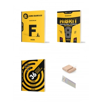 8.Sınıf Fen HİBRİT+DENEME+SORU BANKASI SETİ LGS 2027+Telefon Tutucu+Çözüm Ayracı
