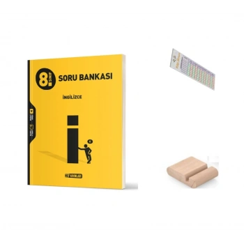 8. Sınıf İngilizce Soru Bankası - LGS 2027 + Telefon Tutucu + Çözüm Ayracı