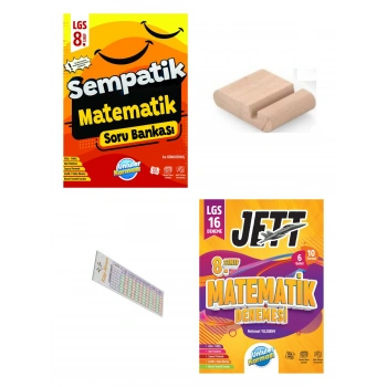 8.Sınıf Jett Matematik 16 lı Branş Deneme-Matematik Soru Bankası LGS 2027+Tlf Tutucu+Çözüm Ayracı