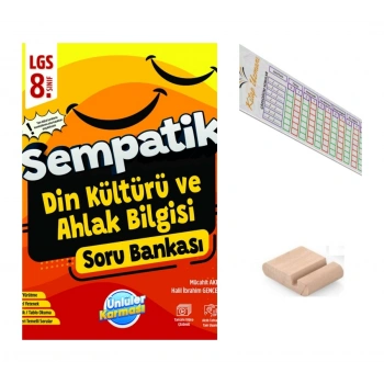8.Sınıf Sempatik Din Kültürü Soru Bankası LGS 2027+Telefon Tutucu+Çözüm Ayracı