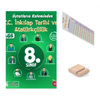 8.Sınıf ÜSTADLARIN KALEMİNDEN İnkilap Yıllık 16 Süreç Değerlendirme LGS 2027+Telefon Tutucu