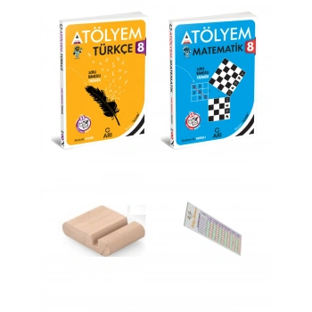 8.Sınıf Türkçe Matematik Atölyem LGS 2027 +Telefon Tutucu+Çözüm Ayracı