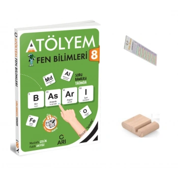 8.Sınıf Fen Bilgisi Atölyem LGS 2027 +Telefon Tutucu+Çözüm Ayracı