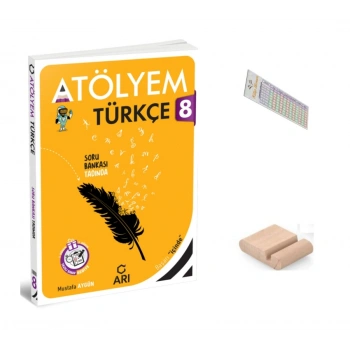 8.Sınıf Türkçe Atölyem LGS 2027 +Telefon Tutucu+Çözüm Ayracı