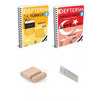 8.Sınıf Türkçe İnkilap Tarihi Defterim LGS 2027 +Telefon Tutucu+Çözüm Ayracı