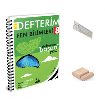 8.Sınıf Fen Bilgisi Defterim LGS 2027 +Telefon Tutucu+Çözüm Ayracı