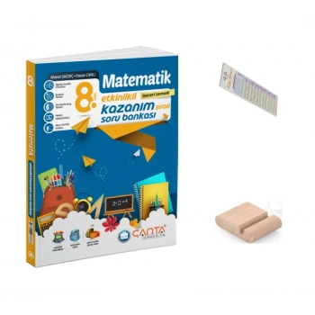 8.Sınıf Matematik Etkinlikli Soru BankasıLGS 2027+Telefon Tutucu+Çözüm Ayracı