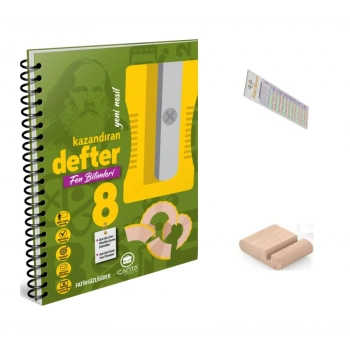 8. Sınıf Fen Bilimleri Kazandıran Defter LGS 2027+Telefon Tutucu+Çözüm Ayracı