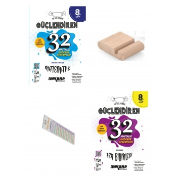 8.Sınıf Fen Bilimleri Matematik 32 HAFTA Kazanım Denemesi LGS 2027+Çözüm Ayracı+Telefon Tutucu