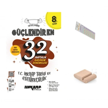 8.Sınıf İnkilapTarihi 32 HAFTA Kazanım Denemesi LGS 2027+Çözüm Ayracı+Telefon Tutucu