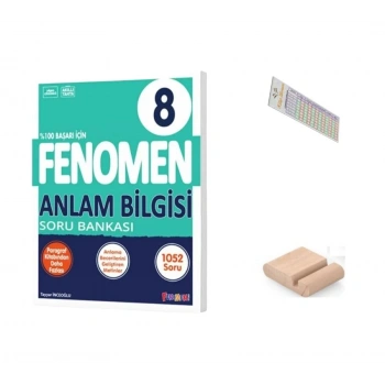 8.Sınıf 8 Anlam Bilgisi Soru Bankası LGS 2027+Çözüm Ayracı+Telefon Tutucu
