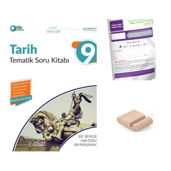 9.Sınıf Tarih Tematik Soru Bankası -Maarif Model 2027+TYT Deneme+Telefon Tutucu