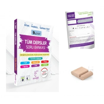 9.Sınıf TÜM DERSLER SORU KİTABI 2027 Maarif Model+TYT Deneme+Telefon Tutucu+Plan Defteri