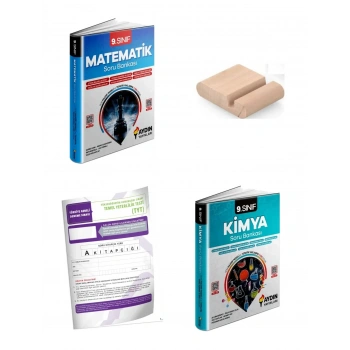 9.Sınıf Kimya ve Matematik Soru Bankası - Maarif Model 2027 + Telefon Tutucu + TYT Deneme