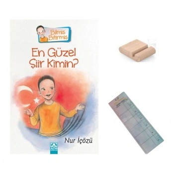 En Güzel Şiir Kimin? / Bilmiş Bitirmiş / Nur İçözü / 2. Sınıf / 6-7 Yaş Hikaye +Tablet Tutucu