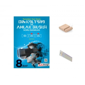 KafaDengi  8.sınıf Din Kültürü ve Ahlak Bilgisi Soru Bankası Lgs 2026 +Telefon Tutucu