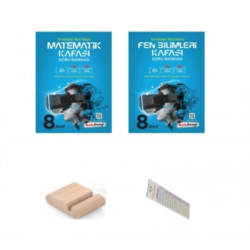 KafaDengi 8.Sınıf Matematik Kafası Fen İKafası Soru Bankası LGS 2026+Telefon Tutucu