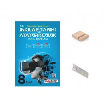 8. Sınıf İnkılap Tarihi Soru Bankası LGS 2026 +Telefon Tutucu+Çözüm Ayracı