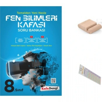 Kafadengi 8.sınıf Fen Bilimleri Kafası Soru Bankası Lgs 2026 +Telefon Tutucu+Çözüm Ayracı