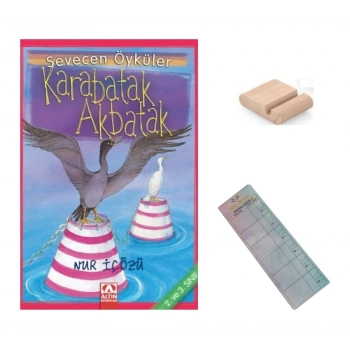 Karabatak - Akbatak / Sevecen Öyküler / Nur İçözü / 2. Sınıf / 6-7 Yaş Hikaye +Tablet Tutucu