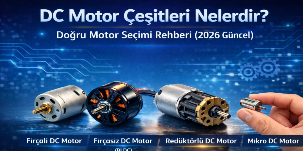 DC Motor Çeşitleri Nelerdir? Doğru Motor Seçimi Rehberi