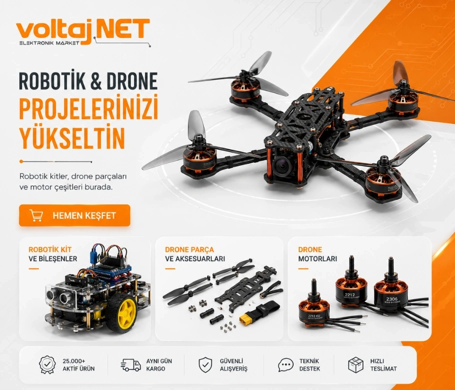 Robotik Kit, Drone ve Bileşenleri
