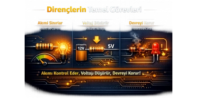 Direnç Nedir? Çeşitleri, Renk Kodları ve Devrelerdeki Kritik Rolü