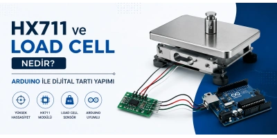 Load Cell ve HX711 Nedir? Arduino ile Hassas Dijital Tartı Yapımı