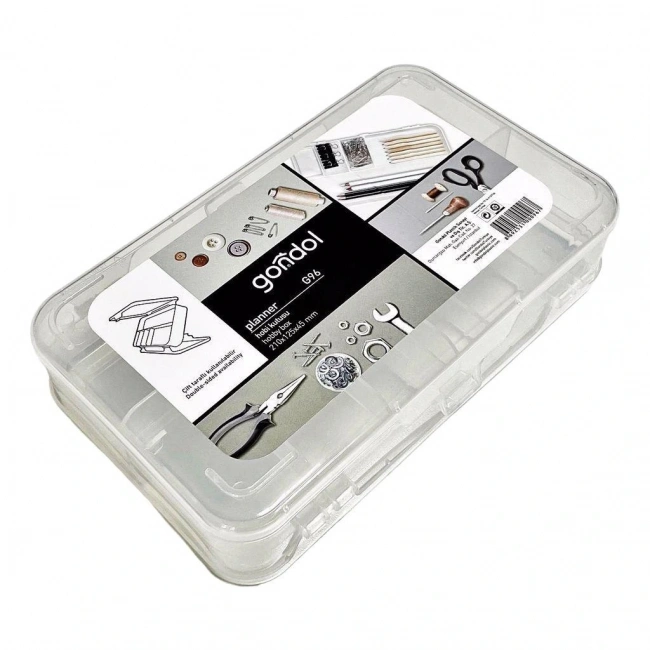 10 Bölmeli Çift Taraflı Balık Malzeme Saklama Hobi Kutusu