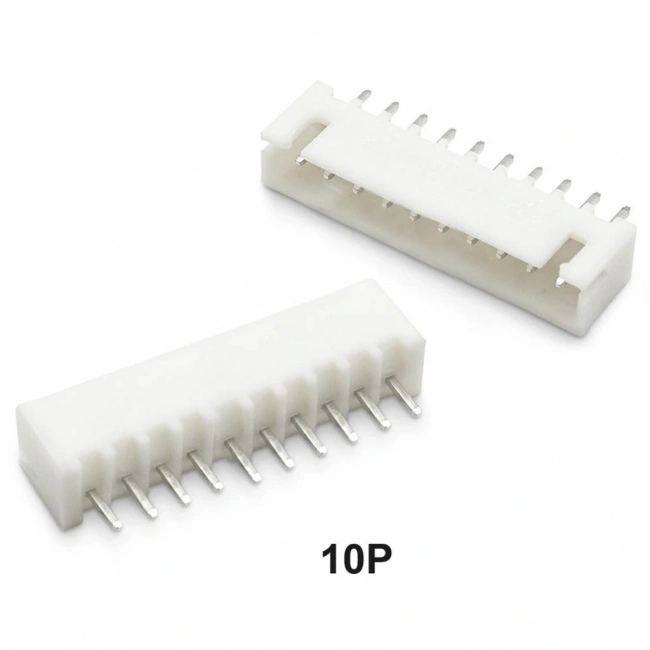 10 Pin JST-XHB 2.54 Düz Tunik Konnektör Erkek