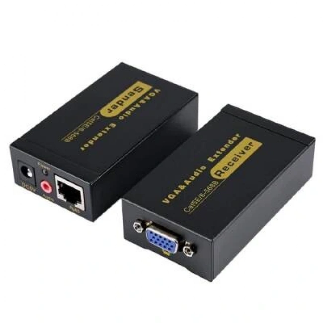 100m VGA Extender - VGA RJ45 Cat5E/6 Üzerinden Sinyal Uzatıcı
