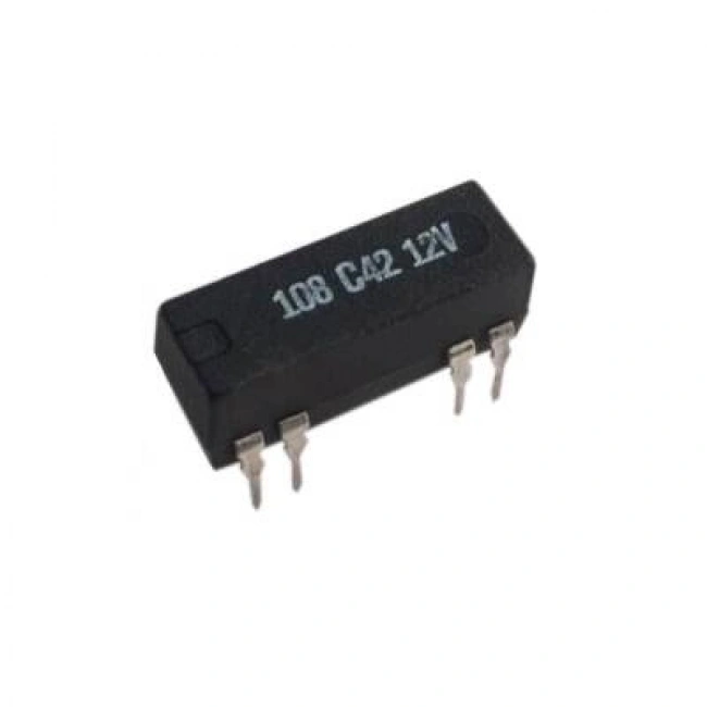 108 C42 12V Reed Röle Tek Kontak C/O 12VDC 0.25A