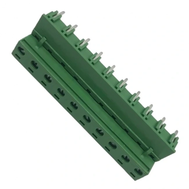 10 Pin 7.62mm Geçmeli 90C Takım Klemens