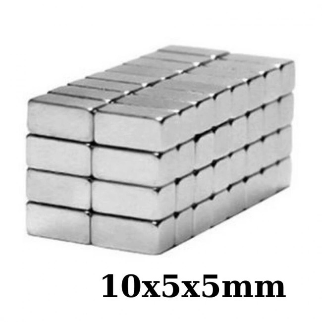 10x5x5mm Neodyum Güçlü Mıknatıs - Neodim Magnet