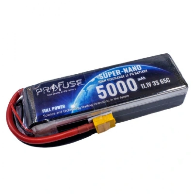 11.1V 3S 5000mAh 65C Lipo Batarya