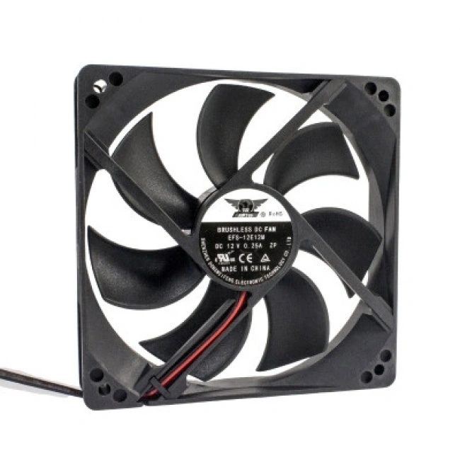 120x120x25mm 12V 0.25A Fan 2 Kablolu