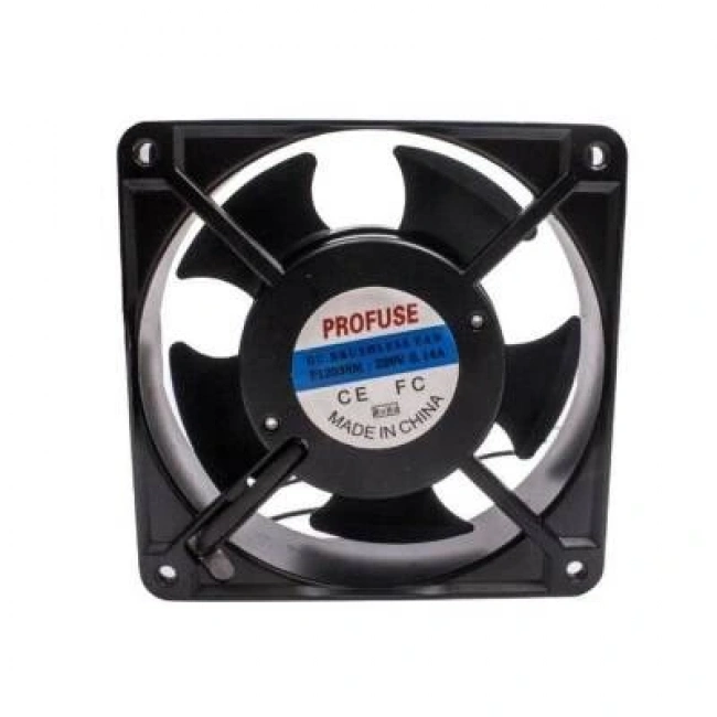 120x120x38mm 220V 0.14A Metal Fan 2 Kablolu