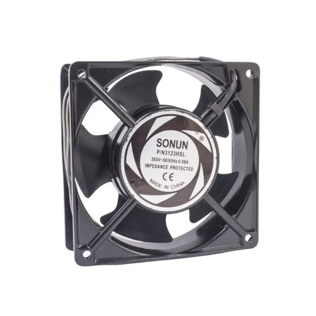 120x120x38mm 380V 50/60Hz 0.08A Metal Fan 2 Kablolu