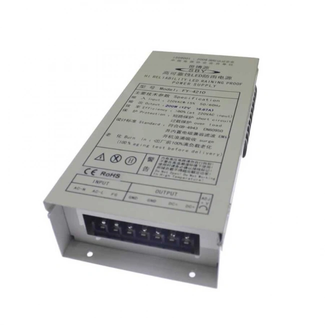 12V 16.67A 200W Su Geçirmez Güç Kaynağı - Power Supply