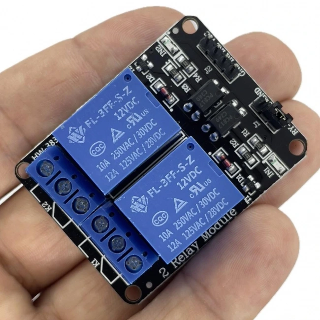 12V 2 Kanal Röle Kartı (Geliştirme Kartı Uyumlu)