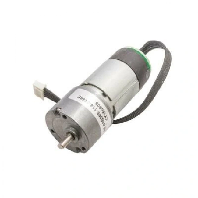 12V 20Rpm 33mm Redüktörlü ve Encoderli Dc Motor 33B395