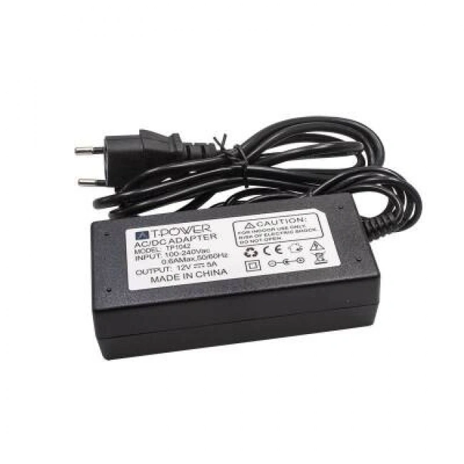 12V 5A Adaptör - Güç Kaynağı 60W