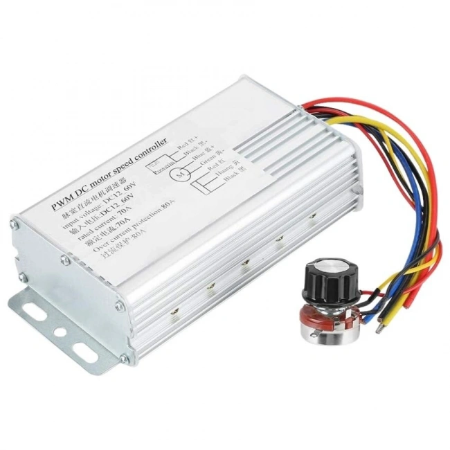 12V-60V 70A PWM DC Motor Hız Kontrol Modülü