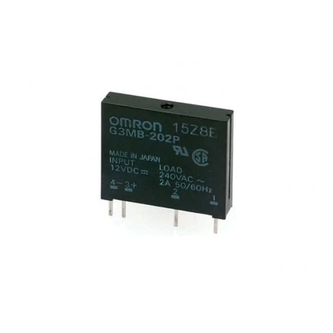 12V Omron (12Vdc,Out 240V Ac 2A) Solid State Röle SSR