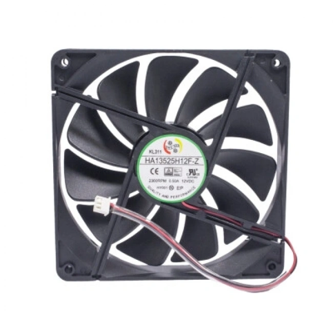 135x135x25mm 12V 0.5A Fan 2 Kablolu