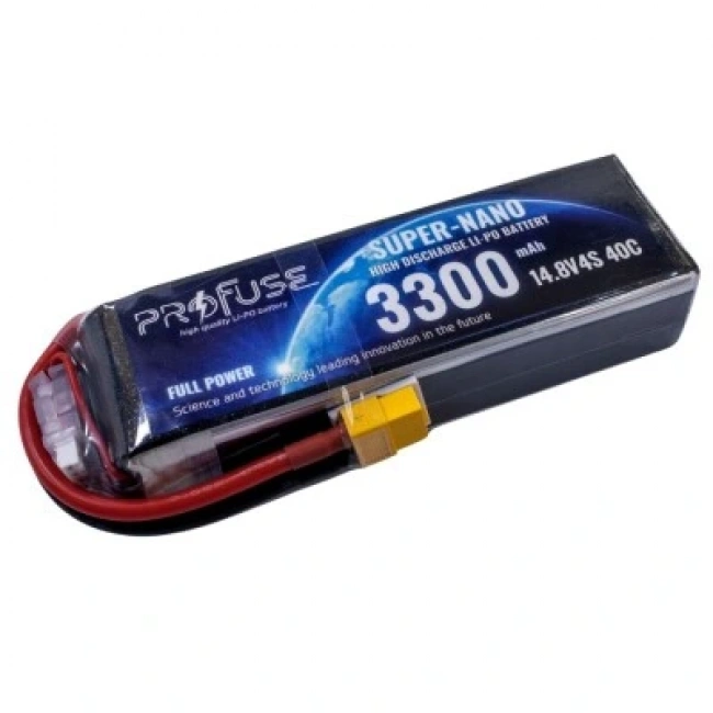 14.8V 4S 3300mAh 40C Lipo Batarya