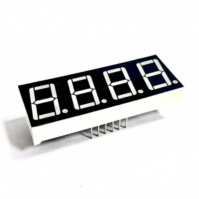 14mm 4 lü 7 Segment Display Kırmızı Ortak Katot