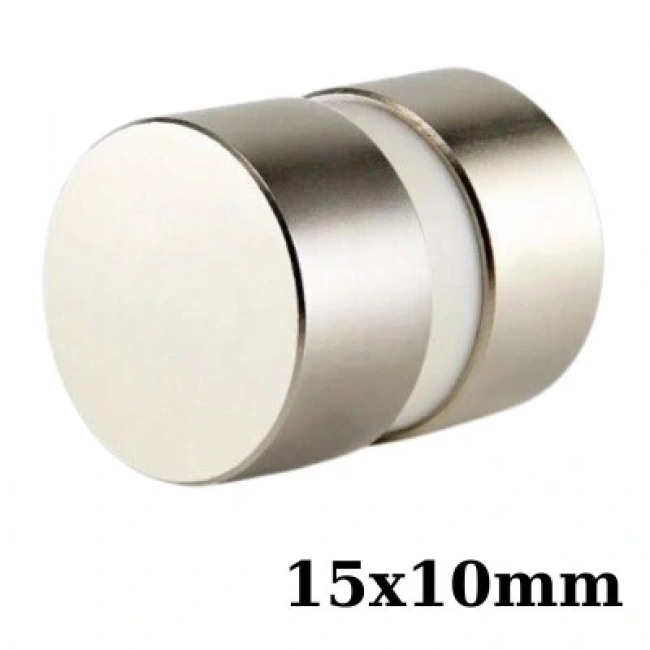 15x10mm Neodyum Güçlü Mıknatıs - Neodim Magnet