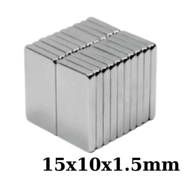 15x10x1.5mm Neodyum Güçlü Mıknatıs - Neodim Magnet