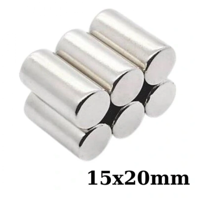 15x20mm Neodyum Güçlü Mıknatıs - Neodim Magnet